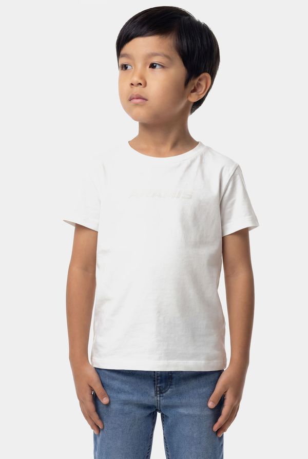 Camiseta Manga Curta Infantil Silk Off White - 4