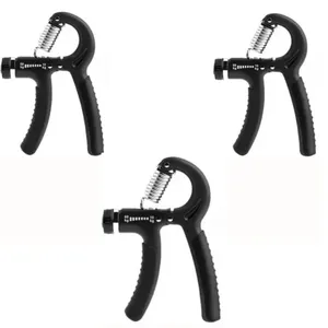 Hand Grip Flexor de Punho 3 Pcs para Fortalecimento de Mãos Dedos e Antebraços com Resistência Ajustável de 10 kg a 60 Hand Grip Flexor de Punho 3 Pcs para Exercícios de Mãos e Antebraços com Resistência Ajustável OEM