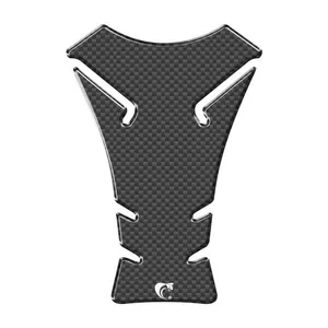 Adesivo Protetor de Tanque Moto Resinado 3D Liso Grafite Aplicação Universal Resistente UV Carbono Adesivo Protetor de Tanque Moto Resinado 3D Liso Grafite Universal Carbono