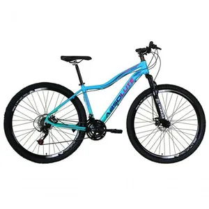 Bicicleta Aro 29 Absolute Hera Feminina Alumínio 24v Freio A Disco Garfo Suspensão Azul-Verde 15
