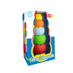 Torre Divertida - Brinquedo Educativo de Empilhar 3215 - Toyer Brinquedos