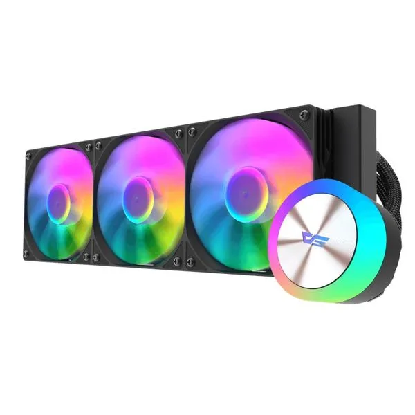 Water Cooler Darkflash 360mm para Processador DG360 ARGB Preto