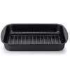 Assadeira Funda Multiflon com Grelha 40cm Preto
