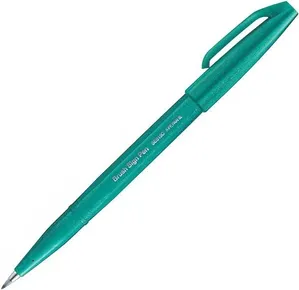 Caneta Brush Sign Pen Verde Turquesa