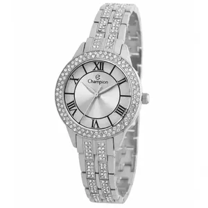 Relógio Feminino Cf25867q Analógico Quartz Pulseira Aço Inox Prata Resistente à Água Champion Relógio Feminino Cf25867q Analógico Quartz Pulseira Aço Inox Prata Champion