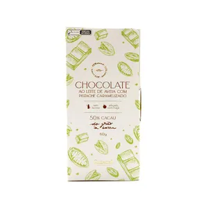 Chocolate ao Leite de Aveia com Pistache Caramelizado Quintal – 60g