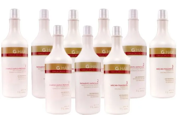 Combo 03 Kits Escova Progressiva G-Hair
