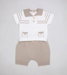 Conjunto Listras - 21990AB Marrom - P