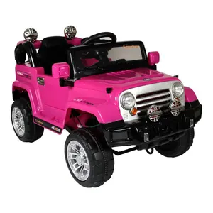 Jipe Elétrico Infantil Trilha 12V Rosa Bel Único / 12V