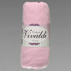 Lençol para Berço Americano Liso - 66020001 Rosa