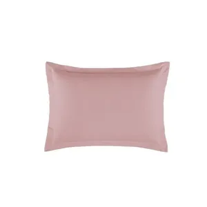 Porta Travesseiro Dia A Dia 1 Peça 70cm X 50cm 80% Algodão 20% Poliéster Percal 140 Fios - Rosê