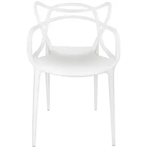 Cadeira Airun Moderna Branco AR-C017 E-BI