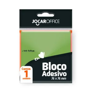 Bloco Adesivo Leonora Verde 76x76mm 100 Folhas