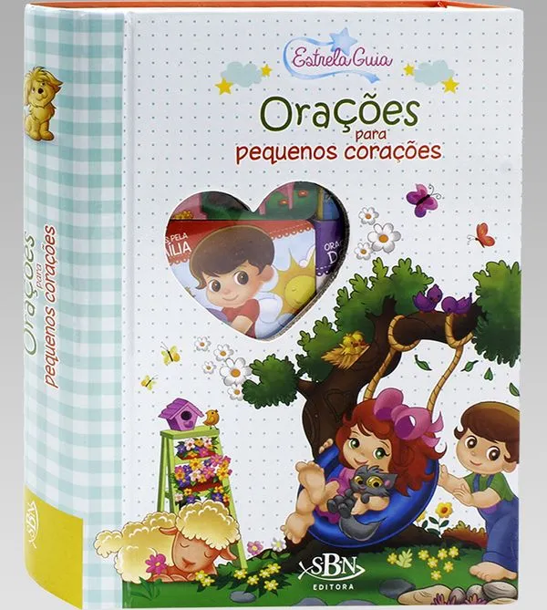 Box com 6 Livros Orações para Pequenos Corações Box com 6 unidades