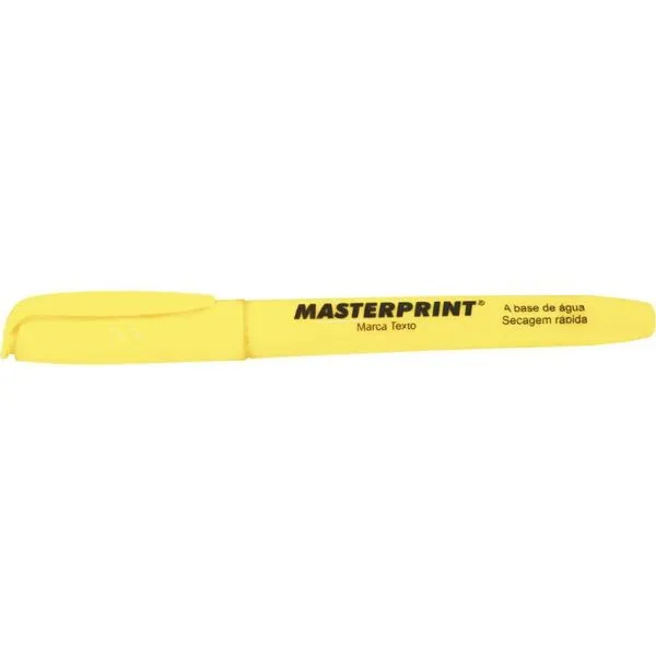 CANETA MARCA TEXTO MP 612 AMARELA