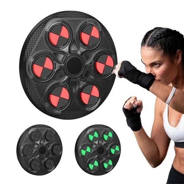 Máquina de Boxe Eletrônica Musical Inteligente Bluetooth USB com Sensores Luminosos Preto Top Rio Comercial Máquina de Boxe Eletrônica Musical Inteligente Bluetooth USB com Sensores Luminosos Preto Top Rio