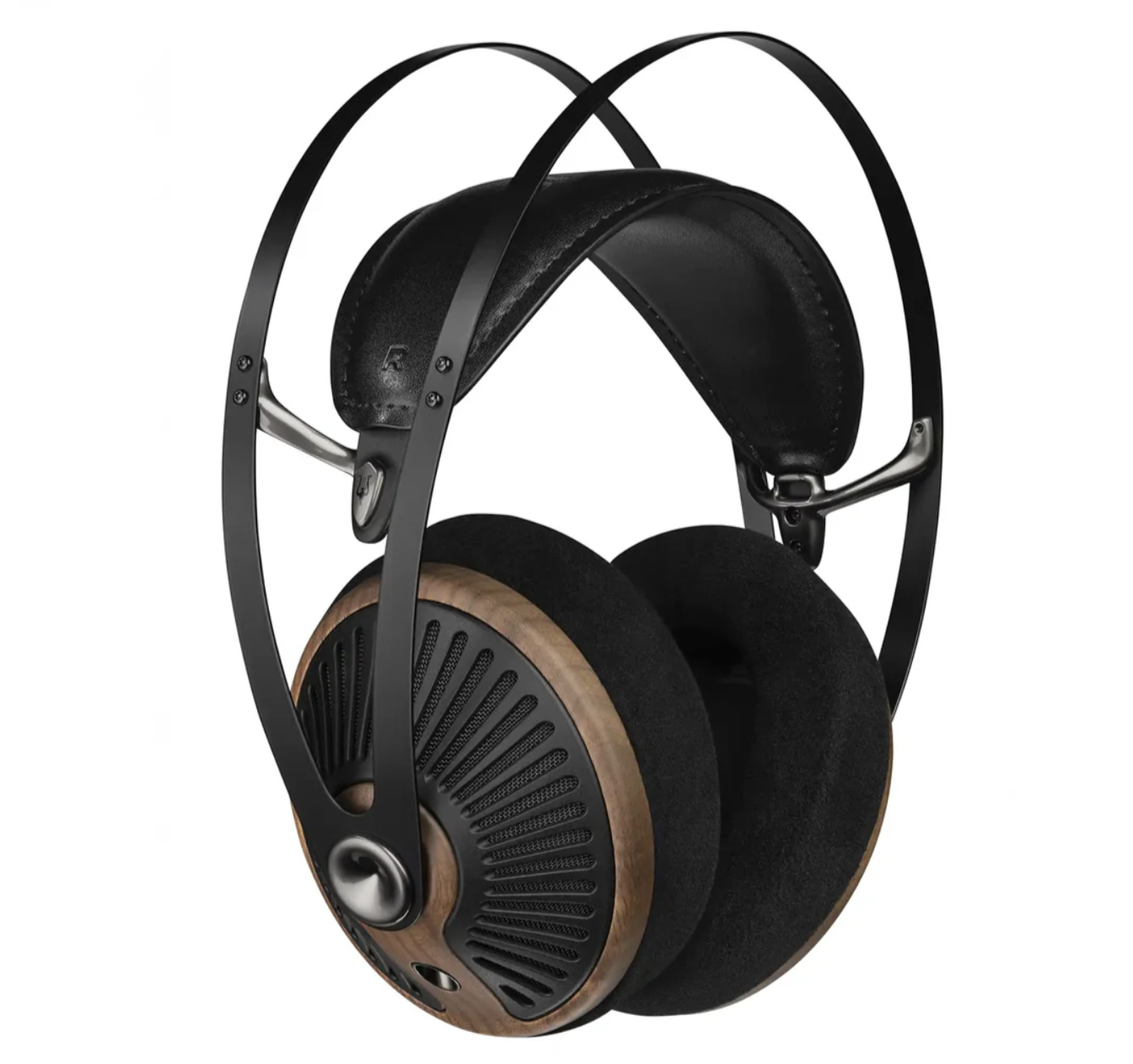 Fone de Ouvido Meze Audio 105 SILVA Dinâmico 50 mm, Madeira Nogal, Cabo OFC com DAC/AMP USB-C