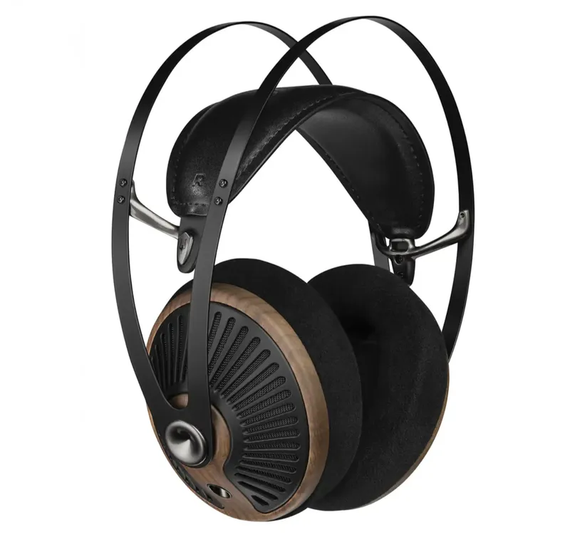 Fone de Ouvido Meze Audio 105 SILVA Dinâmico 50 mm, Madeira Nogal, Cabo OFC com DAC/AMP USB-C