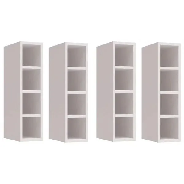 Garrafeiro Adega Nicho Mdf Bp Porta Garrafas Branco
