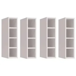 Garrafeiro Adega Nicho Mdf Bp Porta Garrafas Branco