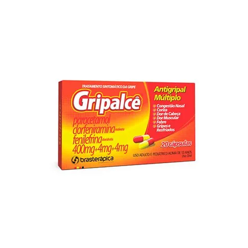 Gripalce cartela com 10 Cápsulas