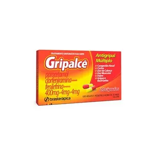 Gripalce cartela com 10 Cápsulas