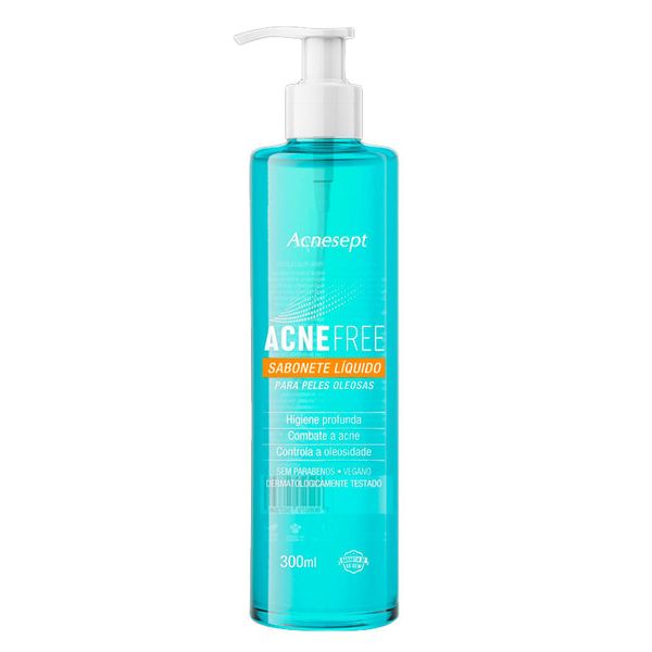 Sabonete Líquido Facial Acnesept AcneFree Pele Oleosa 300ml