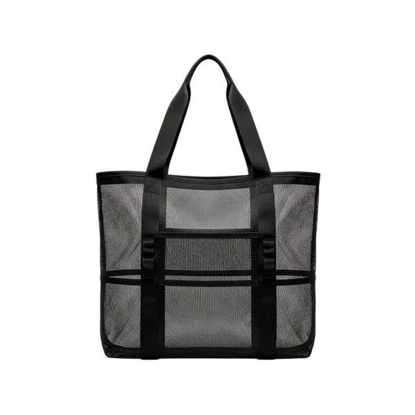 Bolsa de Praia Ke Home Sunny de Poliéster e Plástico 50cm X 35cm X 15cm Lilás Preto e Azul Feminina Bolsa de Praia Ke Home Sunny Poliéster 50cm X 35cm Lilás Preto e Azul Feminina