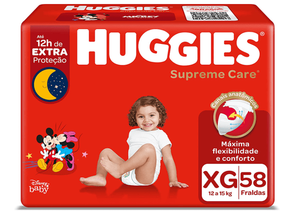 HUGGIES FR.SUPREME CARE HIPER XG C/58