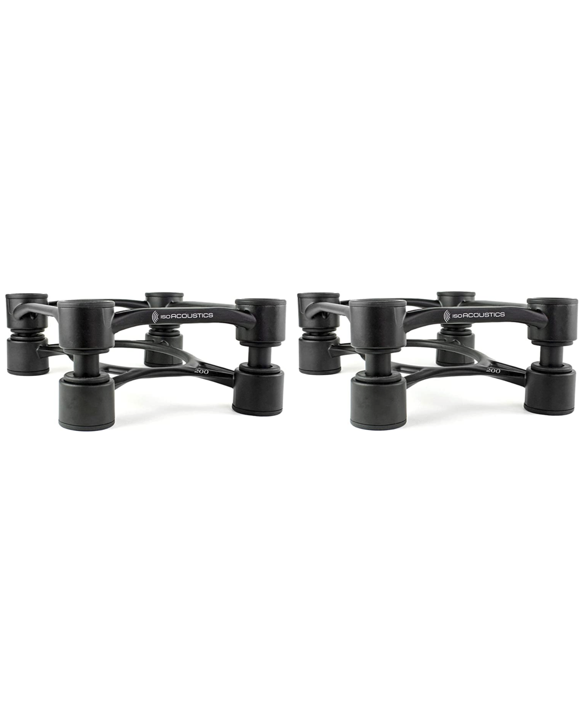 IsoAcoustics Aperta 200 Isolation Caixa Stands Preto ( Par )
