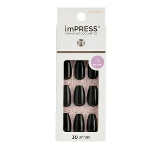 Unhas Autocolantes Kiss New York Impress Bailarina Média 30 Unhas