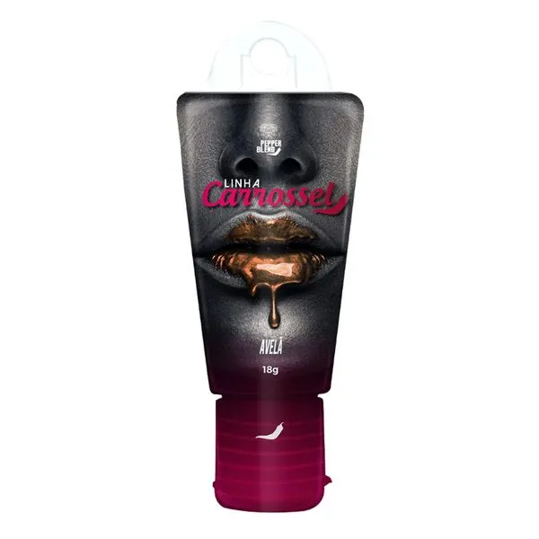 Carrossel Gel Lubrificante Comestível com Efeito Glitter 18g Pepper Blend