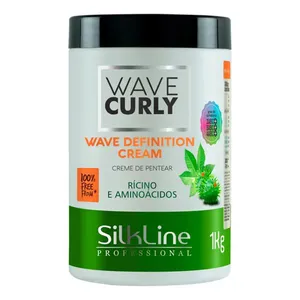 Creme de Pentear Wave Cream Rícino Silkline 1Kg