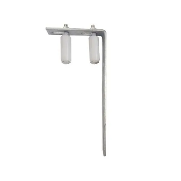 Guia para Portão 20x50 Completo com Haste ZB para Instalação Segura e Durável em Aço Galvanizado Prata Metalúrgica Guia para Portão 20x50 Completo com Haste ZB, Segurança e Durabilidade, Aço Galvanizado Prata