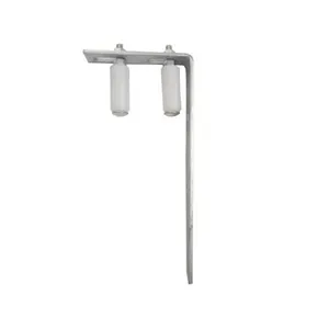 Guia para Portão 20x50 Completo com Haste ZB para Instalação Segura e Durável em Aço Galvanizado Prata Metalúrgica Guia para Portão 20x50 Completo com Haste ZB, Segurança e Durabilidade, Aço Galvanizado Prata