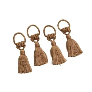 Anel De Guardanapo Copa&Cia Trassel Com 4 Unidades Toffee (MP)