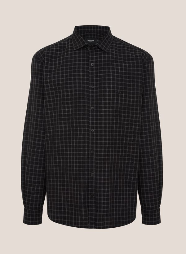 Camisa Comfort Fit Tricoline Xadrez Dudalina Masculina 2