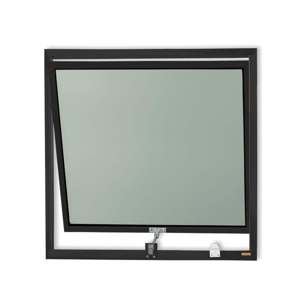 Janela Maxim ar de alumínio classic preto - 80x80