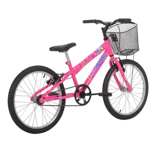 Bicicleta Free Action Kiss Aro 20 1V Rosa Chiclete (MP)