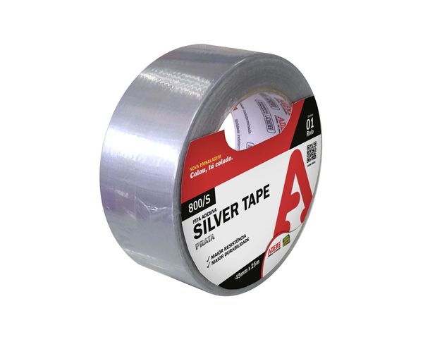 Fita Multiuso Adere Silver Tape Prata 45X25