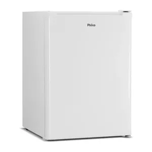 Frigobar Philco PFGE01 68L com 5 Níveis de Ajustes Porta Reversível e Pés Ajustáveis 110V Frigobar Philco PFGE01 68L Compacto com Porta Reversível e Prateleiras Removíveis 220V