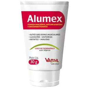 Pomada Ant-Inflamatória Alumex Vansil Uso Veterinário 30g (MP)