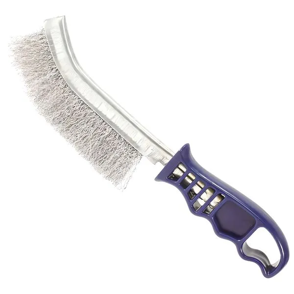 Escova de Aço com Cabo Plástico - 7274 - BRASFORT