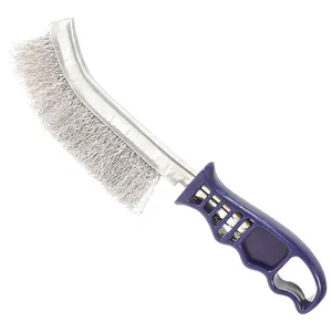 Escova de Aço com Cabo Plástico - 7274 - BRASFORT