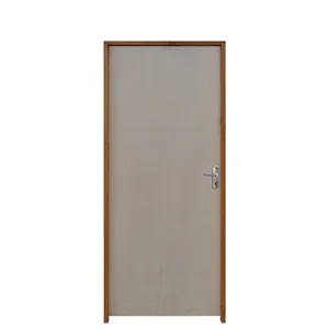 Kit porta Mescla esquerda Rodam 210x70x11cm batente eco fechadura navas mista abertura