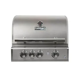 Churrasqueira a Gás Premium 3 Queimadores 220V com Queimador Infravermelho Inox 304 Cuisinart Churrasqueira Premium A Gás 3 Queimadores 220v Cuisinart Arkton