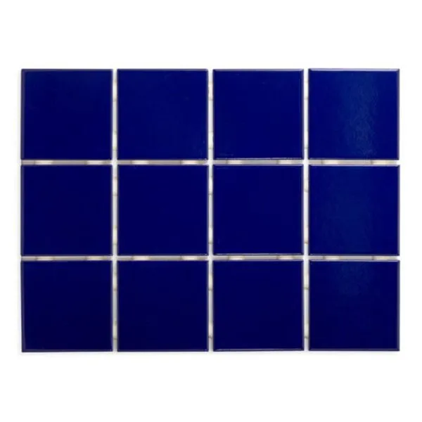 Revestimento Cobalto Bold Brilhante Azul 10x10cm 1,95m2 (Lote 19)
