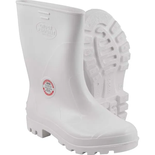 Bota de PVC Cano Médio Branca com Forro Maxisola CCBP3 506 - CALFOR 41