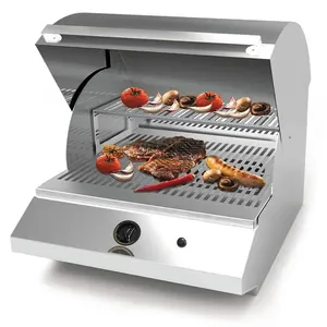 Churrasqueira a Gás GLP de Embutir CHMGLP em Aço Inox 304 com Acendedor Automático e Queimador Infravermelho Saro Churrasqueira a Gás GLP de Embutir CHMGLP em Aço Inox 304 com Queimador Infravermelho Saro