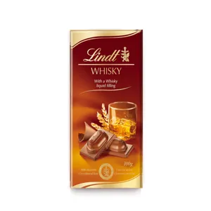 Tablete de Chocolate Alcoólico com Whisky 100g